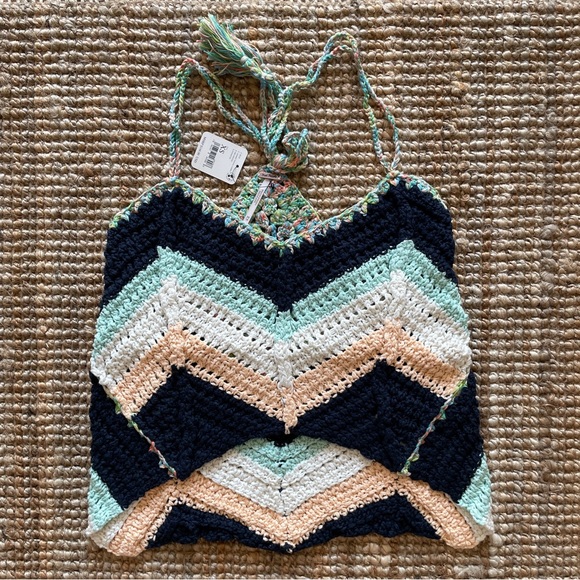 NEW Free People Swim Up Crop Tank Top - Picture 10 of 15